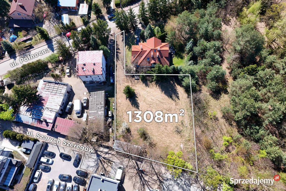 Działka 1308m2 Milanówek