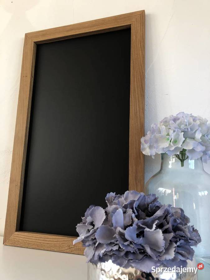 Tablica magnetyczno kredowa dębowa naturalne śląskie