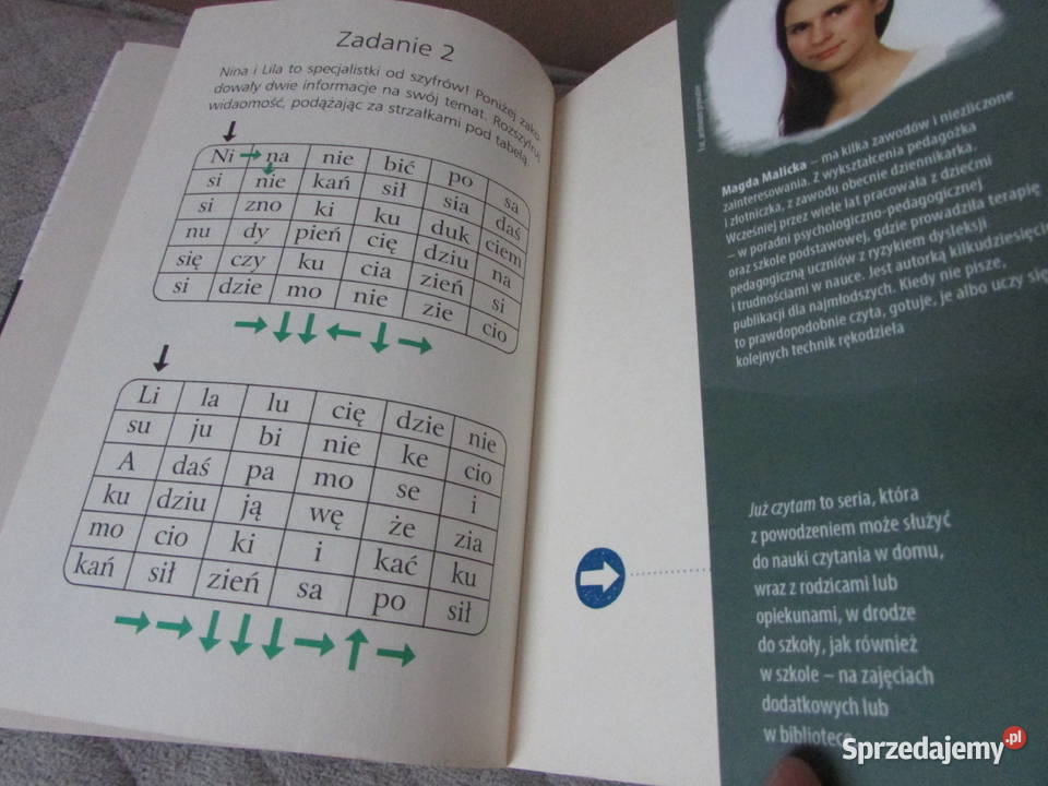 książka dzieci już czytam sylabami Sąsiad Szpieg miękka Kraków