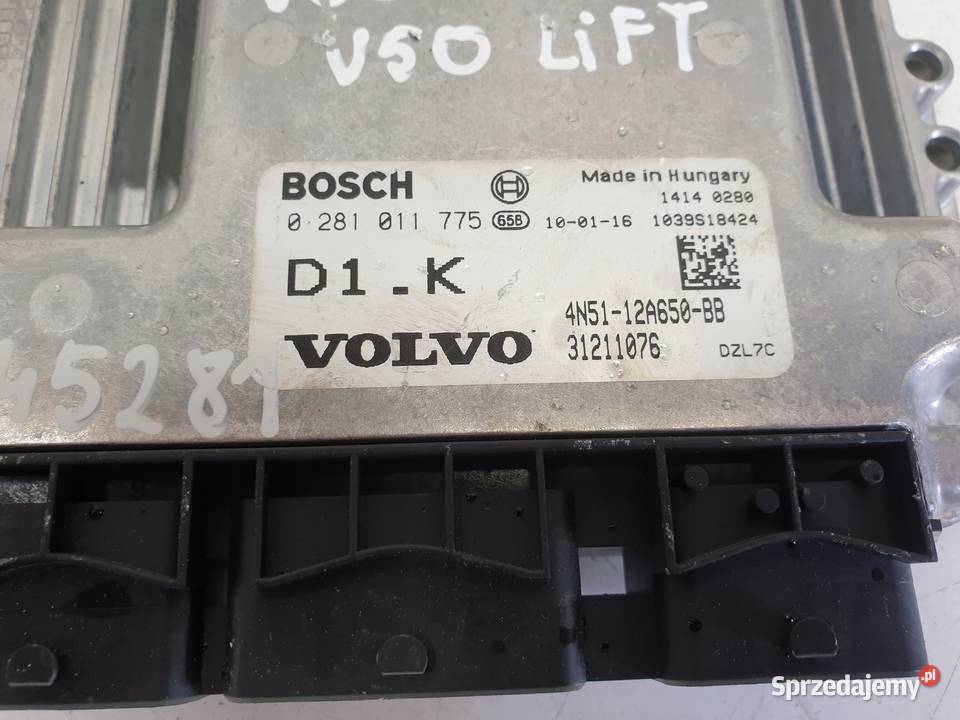 Volvo S40 II V50 16 D STEROWNIK SILNIKA komputer osobowe Komputery Janów