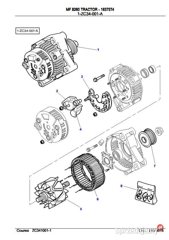 instrukcja napraw MF 8240 8250 8260 8270 8280 Zduńska Wola