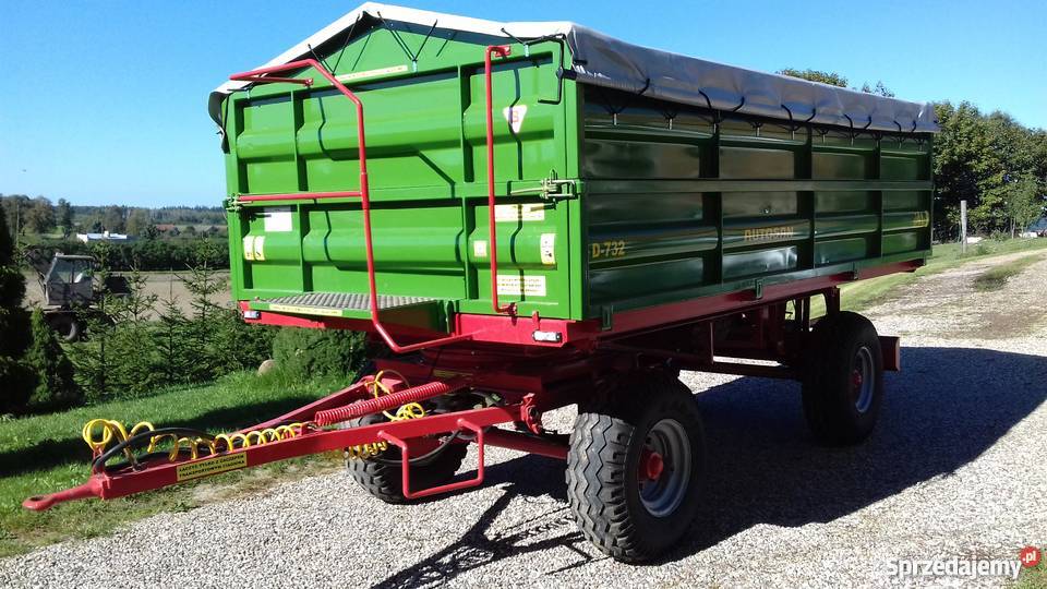 Przyczepa d732 kapitalnym remoncie światła led Sołdany