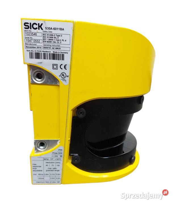 SICK S30A Skaner Laserowy 6011BA Gorzów Wielkopolski