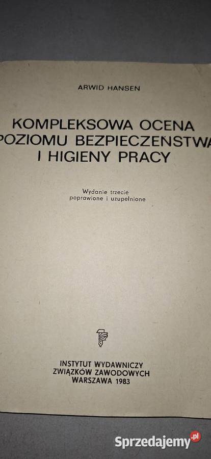 Kompleksowa ocena BHP 1983 kultowa biblia Łęczyca
