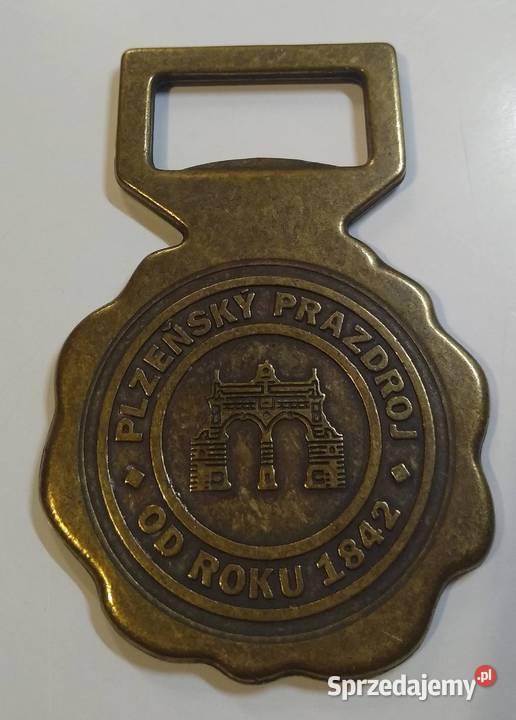 Otwieracz do piwa metalowy Pilsner Urquell Gdańsk