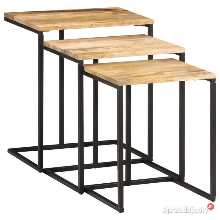 Stoliki wsuwane pod siebie 3 lite drewno Warszawa