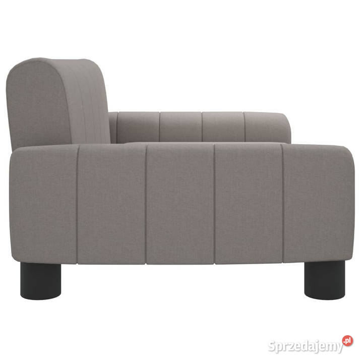 Sofa dzieci kolor taupe 70x45x30 obita tkaniną