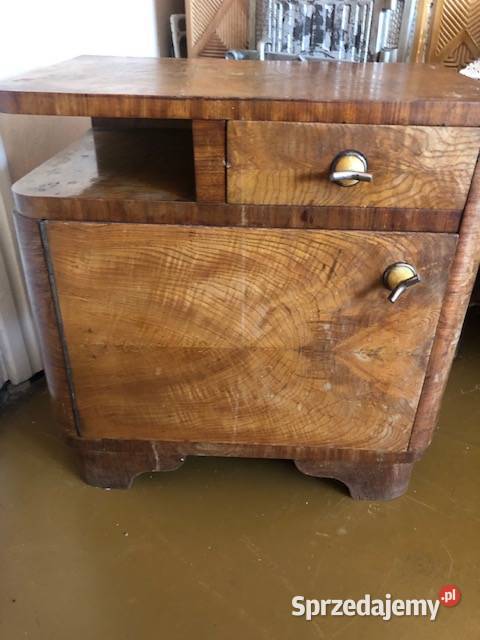 Zestaw Sypialniany PRLToaletka 2Nakastliki lata Kalwaria Zebrzydowska