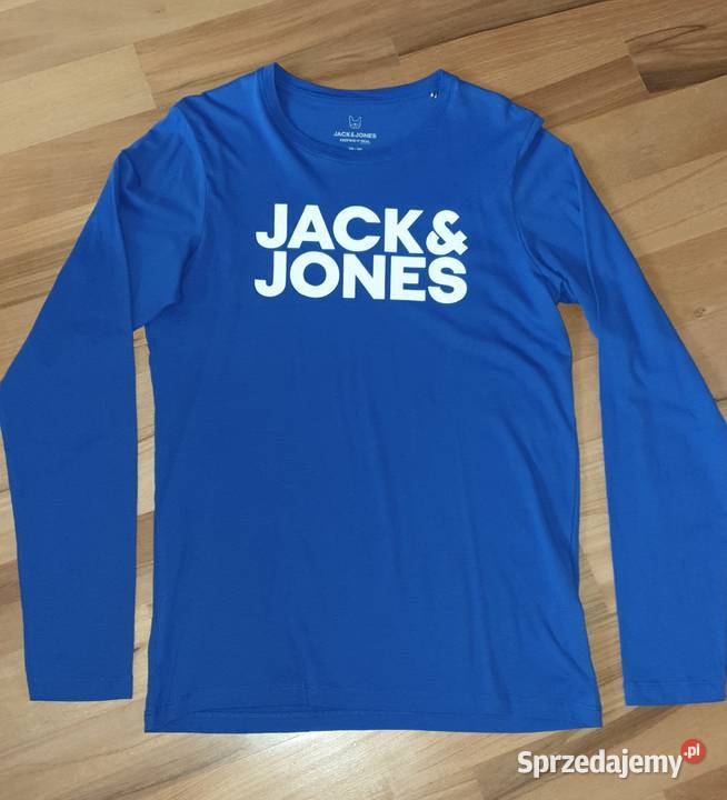 JackJones niebieska bawełniana bluzka rozmiar Rozmiar 176