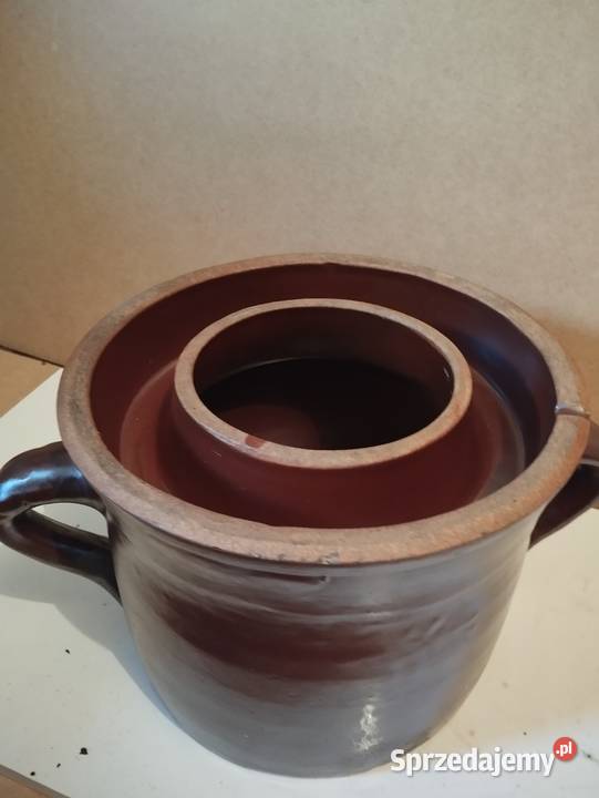 Kamionka gliniana z dwoma uchwytami