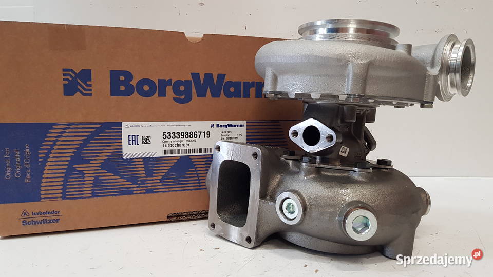 Nowa turbosprężarka BorgWarner 53339886719 mazowieckie Siedlce