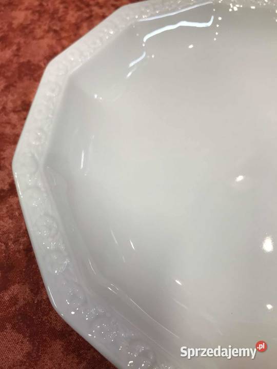 Polmisek patera okragla Rosenthal Maria Biala Patery Kielce