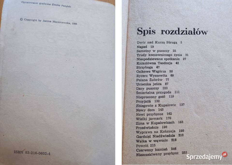 Tajemnica złotego pierścienia Janina świętokrzyskie sprzedam