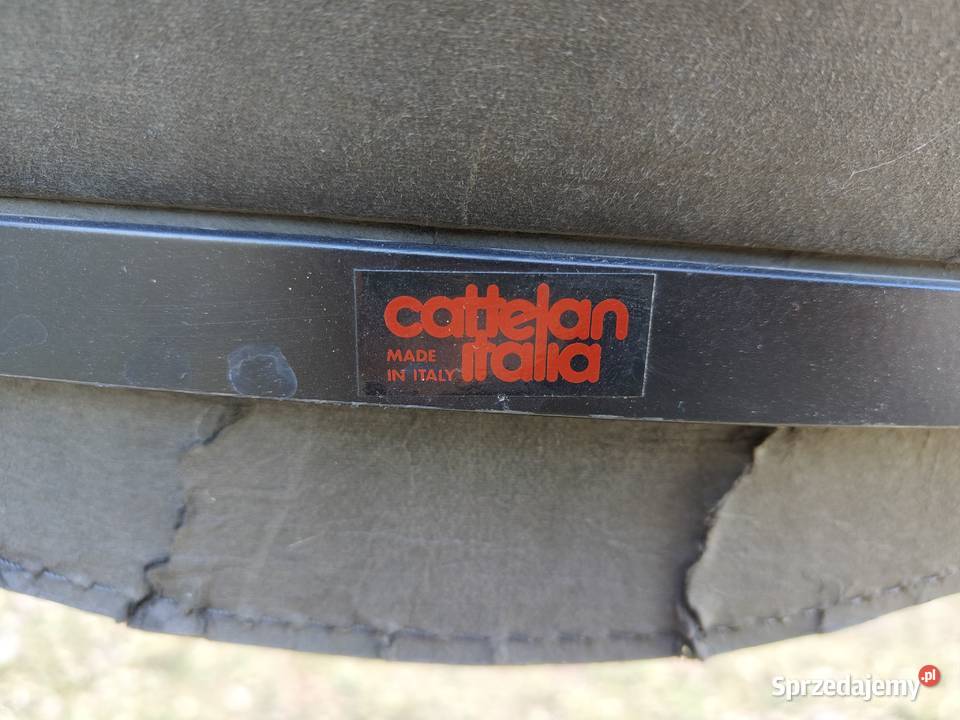Komplet krzeseł Cattelan Italia składane skóra Aleksandrów Łódzki sprzedam