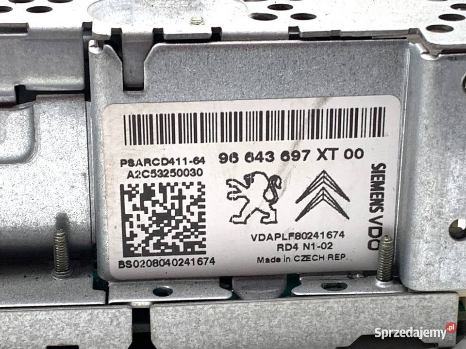 RADIO CITROEN C4 I 96643697XT 0414 ODTWARZACZ sprzedam