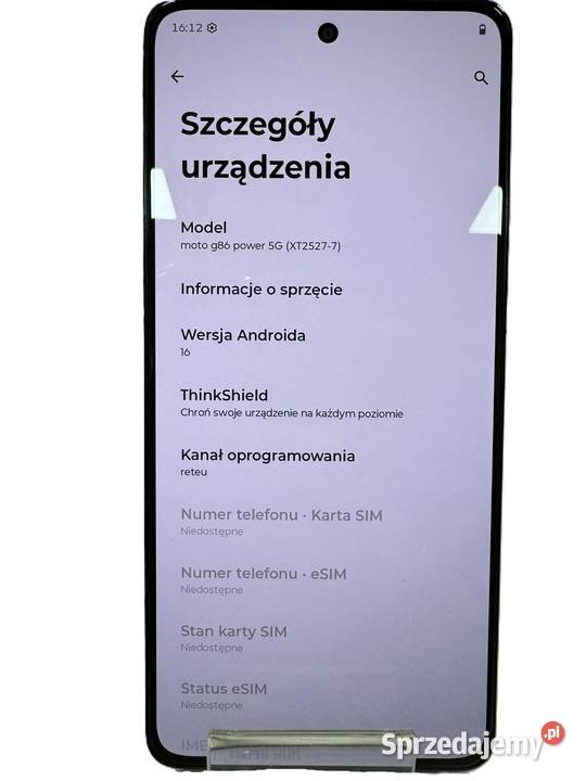 Smartfon Motorola Moto G86 12 GB 256 GB 5G Elbląg
