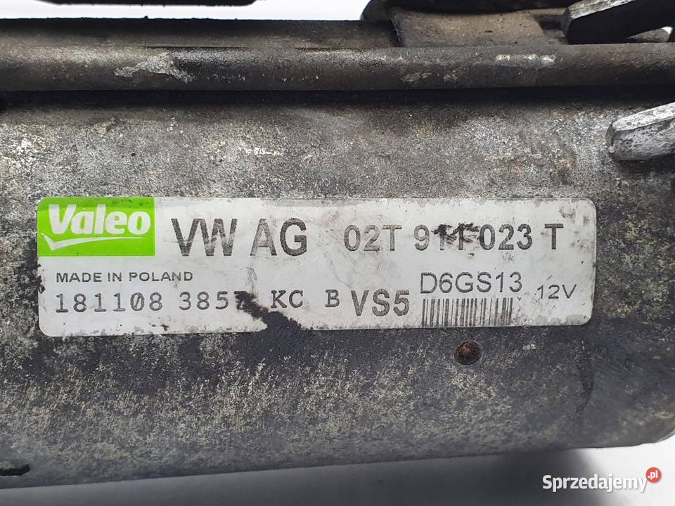 ROZRUSZNIK Audi A3 8P Lift Golf VI 16 8V Mpi BSE Układ elektryczny silnika Chełm