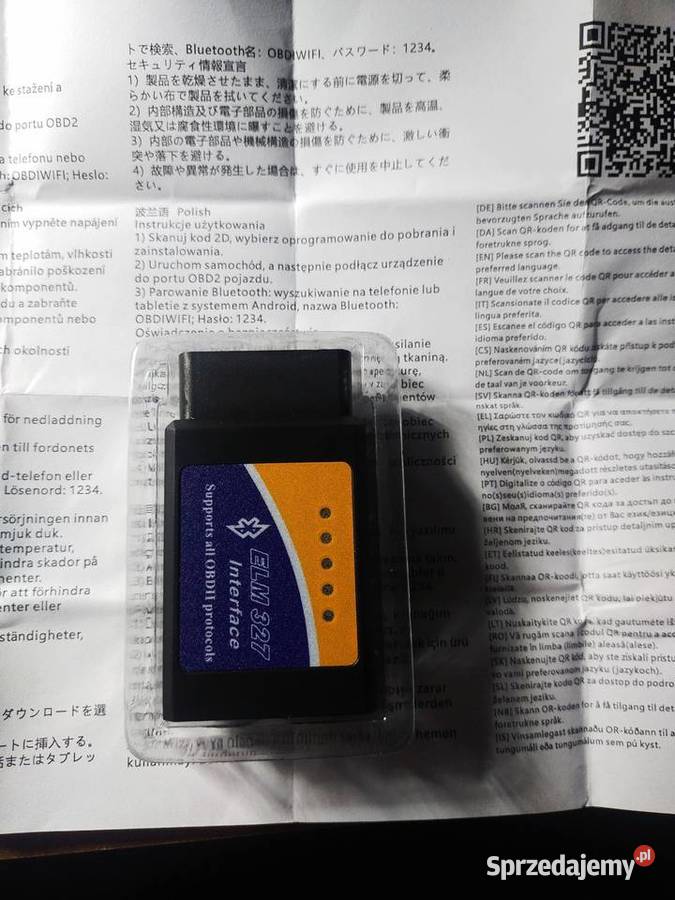 Interface obd2 ELM 327 Zawadówka sprzedam