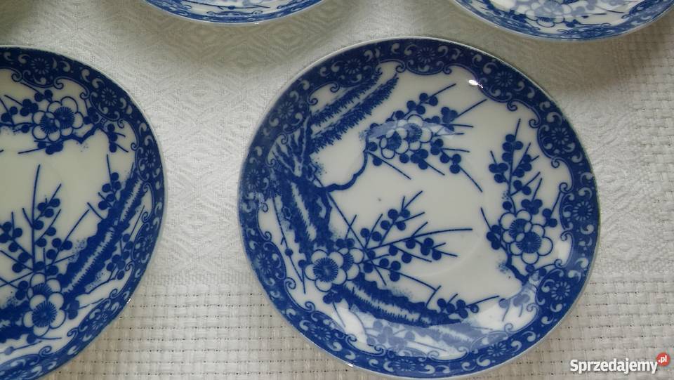 piękne talerzyki spodeczki cudeńka cienka Wyposażenie wnętrz Gdańsk