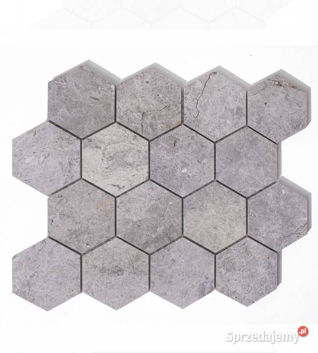 Mozaika TUNDRA GREY HEXAGON MARMUR Warszawa