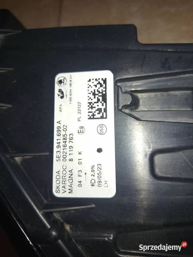 Halogen lewy LED octavia orginalny Rzeszów