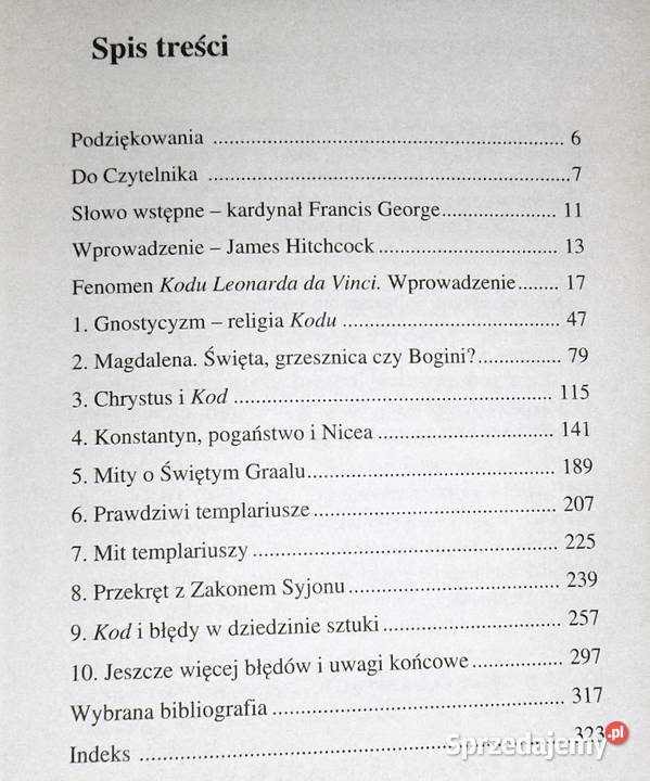 Oszustwo Kodu Leonarda da Vinci S Miesel Carl E Chełm sprzedam