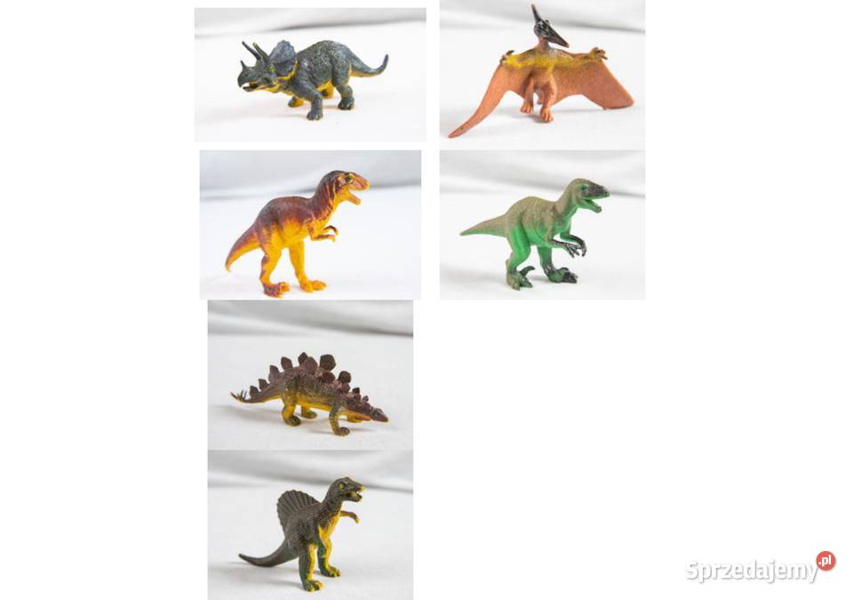 Zestaw 6 figurek dinozaurów Gdańsk