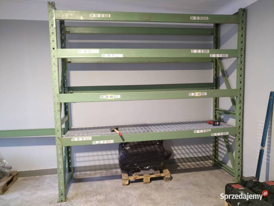 Niemiecki metalowy regał paletowy GEMAC wys 270 Pozostałe Skierniewice