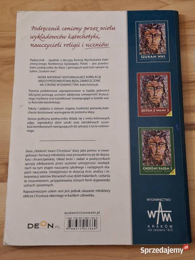 Odsłonić twarz Chrystusa SZUKAM WAS podręcznik religia i etyka mazowieckie