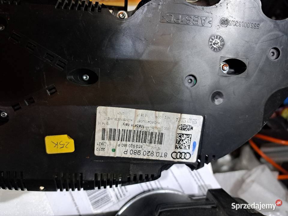 Zegary audi a5 s5 8t0920980p 8t0920951a