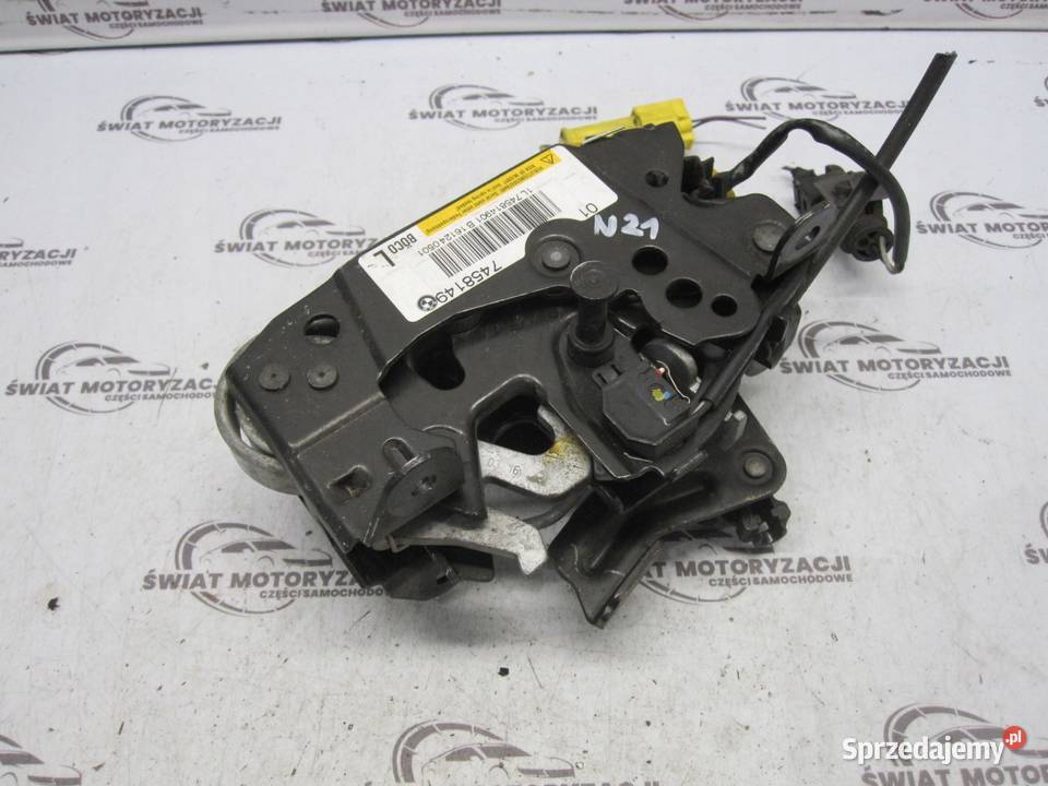 BMW F10 LIFT zamek maski lewy 7458149 2 PIN