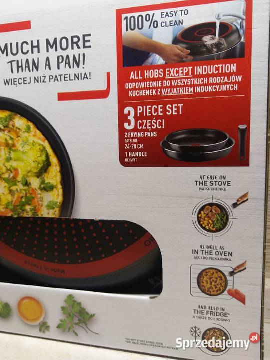 NAJTANIEJ Patelnia Tefal Ingenio 3 w 1 Patelnie śląskie