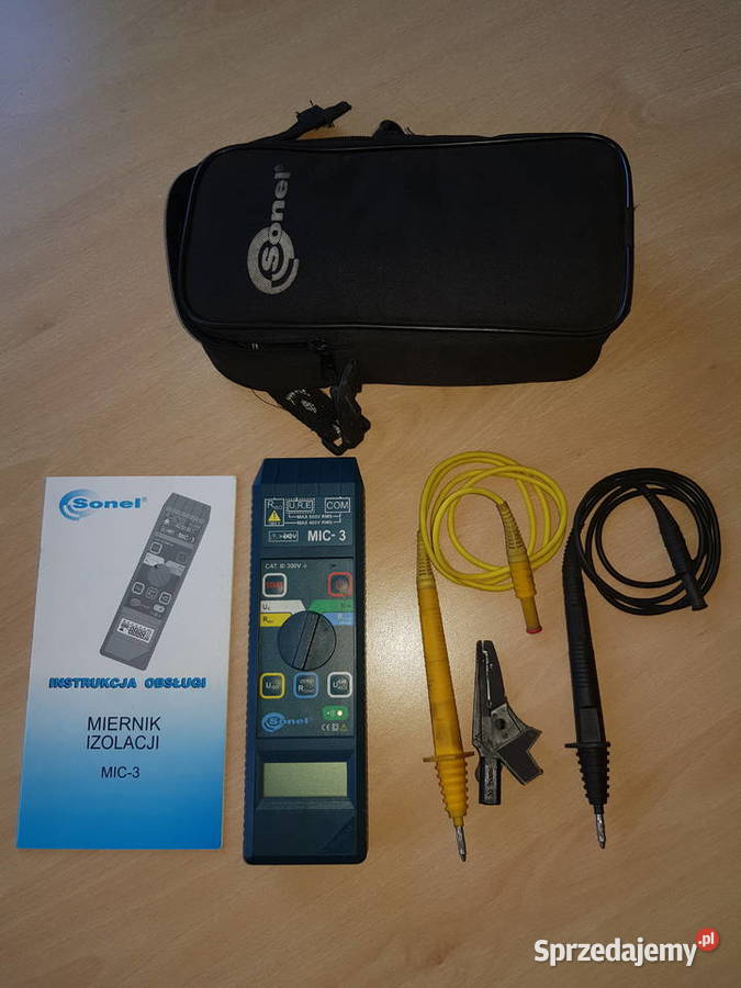 Cyfrowy miernik rezystancji izolacji Sonel MIC 3