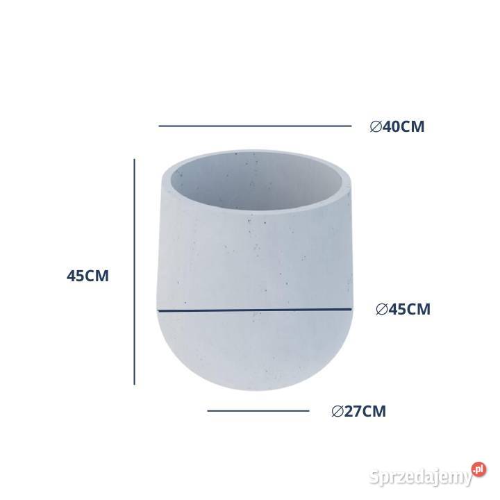 DONICA Betonowa 45x45 Na Kwiaty Gdów