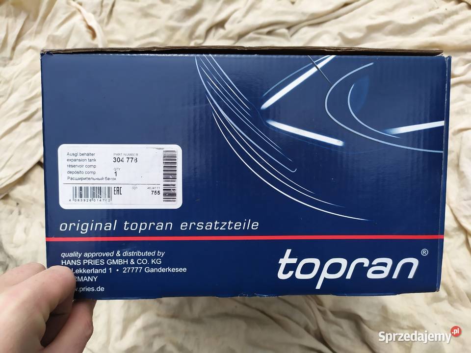 Zbiornik wyrównawczy płynu chłodzącego Topran osobowe Jaworzno sprzedam