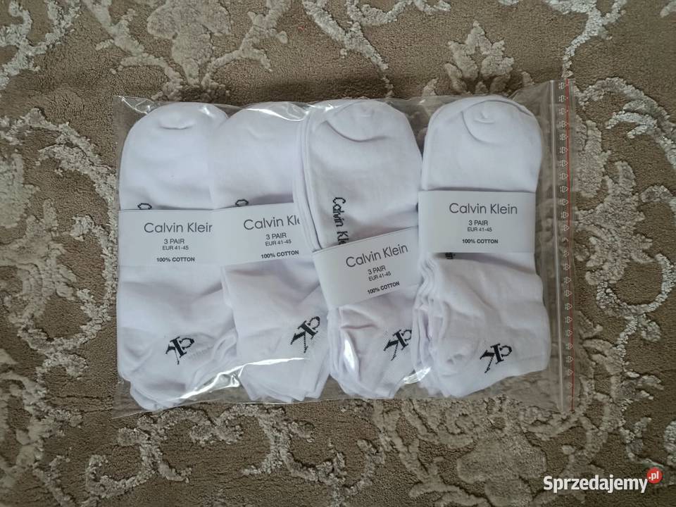 Komplet skarpetki męskie stopki Calvin Klein