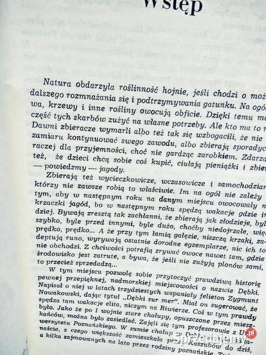 Owoce z lasów i pól książki medycyna naturalna mazowieckie Warszawa