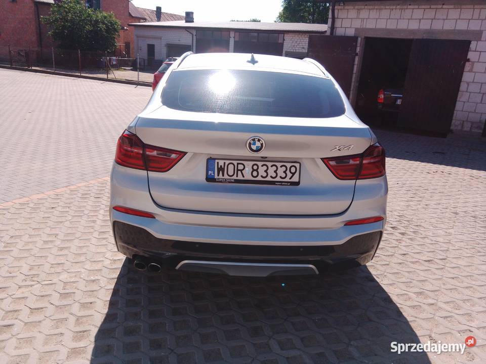 BMW X4 28i xDrive 245 MPakiet Salon Bezwypadkowy Czyżew
