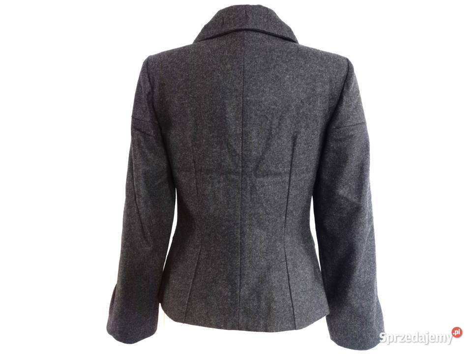 ŻAKIET szary Baskinka r 3840 ciepły NOWY szary/srebrny Białystok