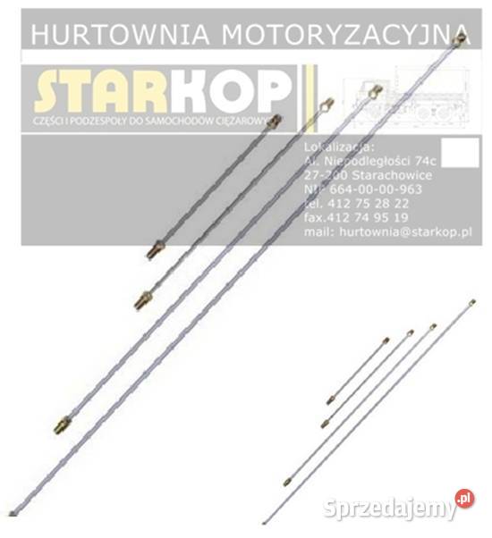 Przewody hamulcowe na dowolny wymiar końcówki wg