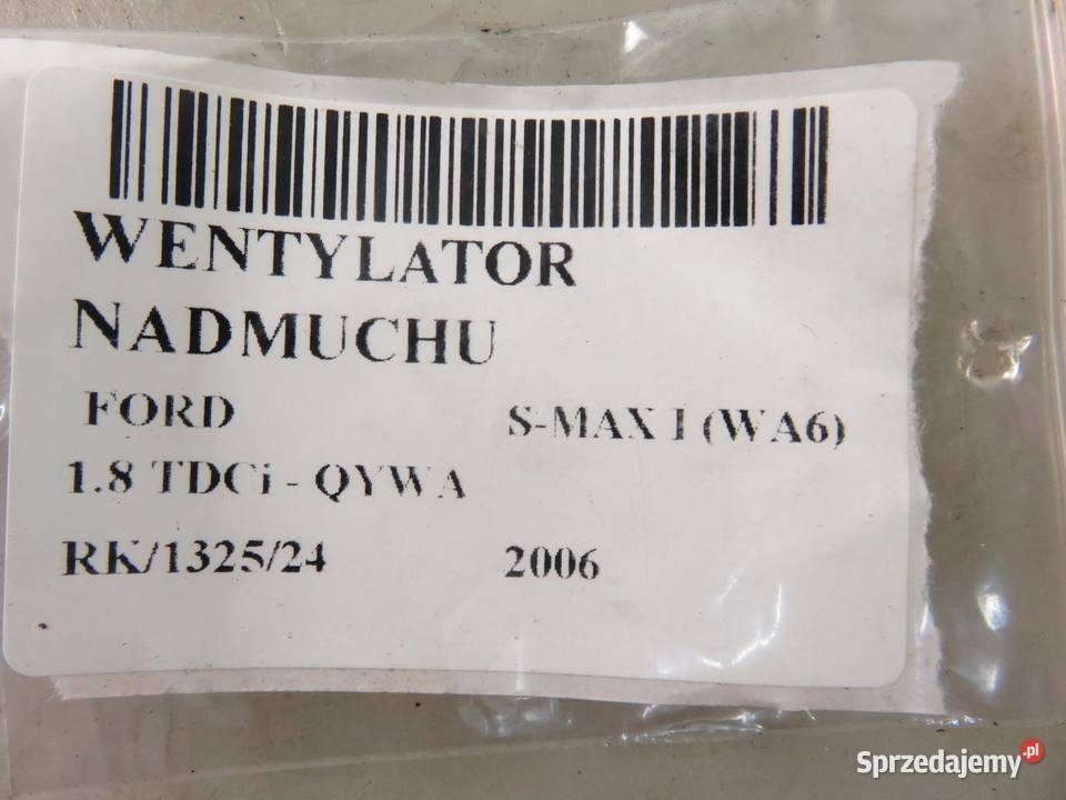 DMUCHAWA FORD S GALAXY 6G9T18456AA