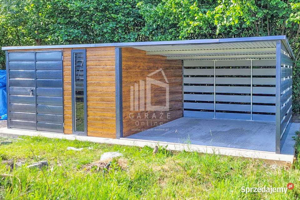 Garaż Blaszany 4x3m Wiata 45x3m Brama Gdańsk