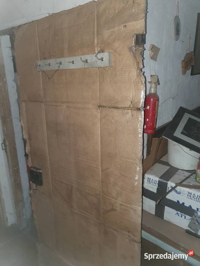 Drzwi stare z zamkiem vintage Antyki Warszawa