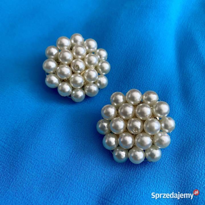klipsy perełki z czasów PRLu w kształcie Klipsy Gdynia sprzedam
