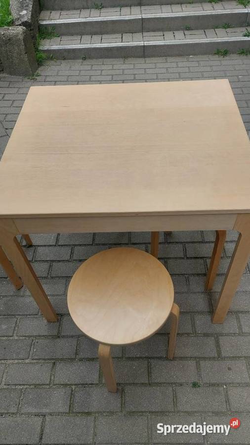 Stół Ikea Ekedalen plus taborety Ikea Frosta wielkopolskie Poznań sprzedam