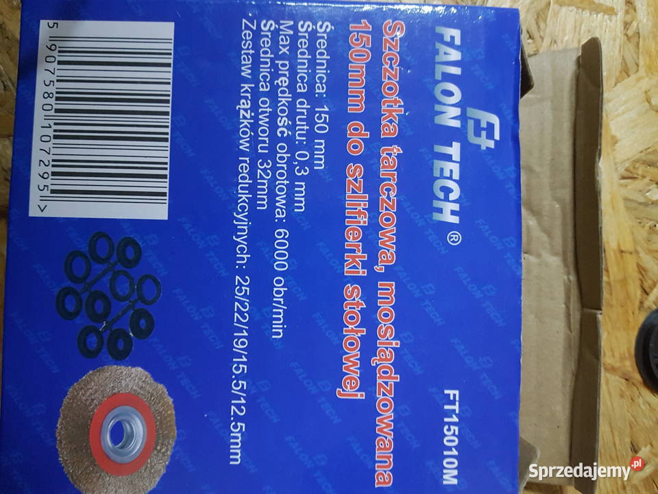 Szczotka tarczowa mosiądzowana 150mm do Głogowa