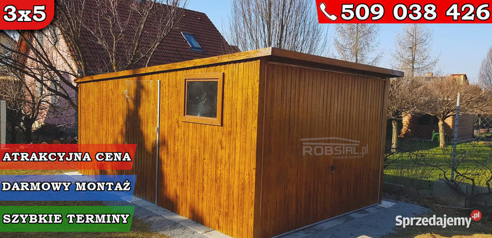 Garaż Blaszany 3x5m Darmowy Montaż Białystok