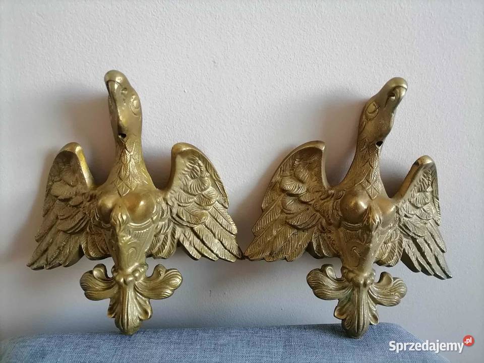 Dwa Orły Dekoracyjne Vintage Retro