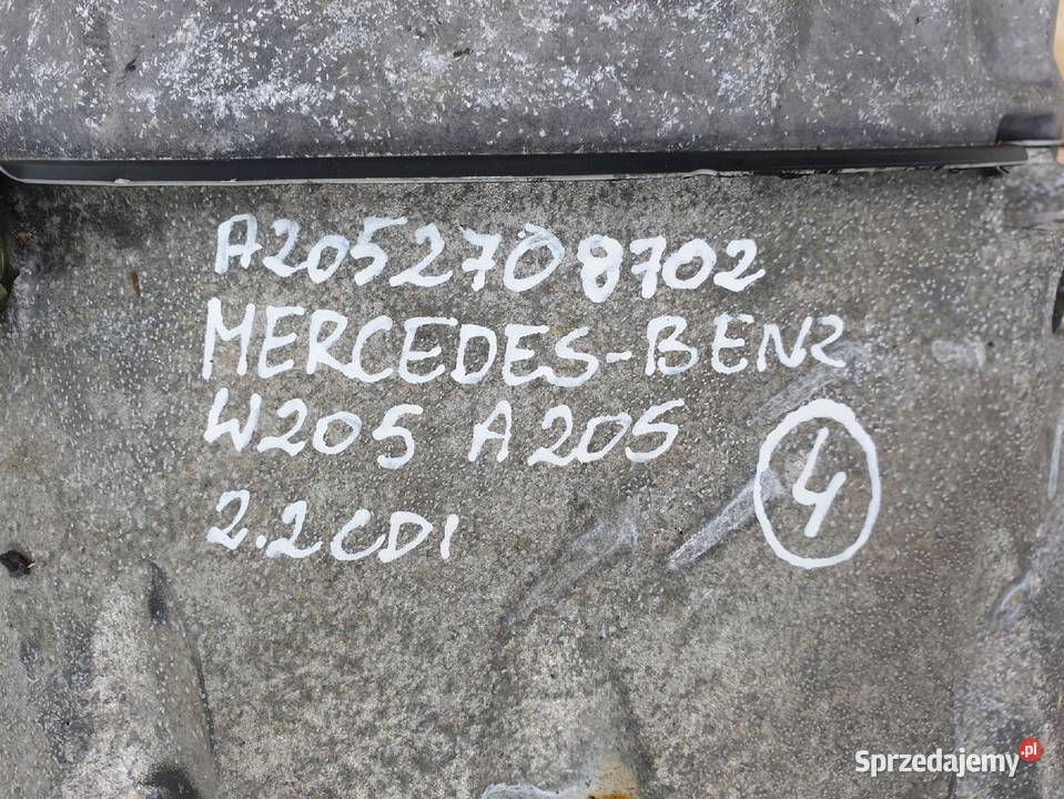 Mercedes W205 C205 22 CDI SKRZYNIA BIEGÓW Rudka