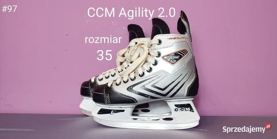 Łyżwy hokejowe CCM Agility 20 dzieci rozmiar 35 Jasień
